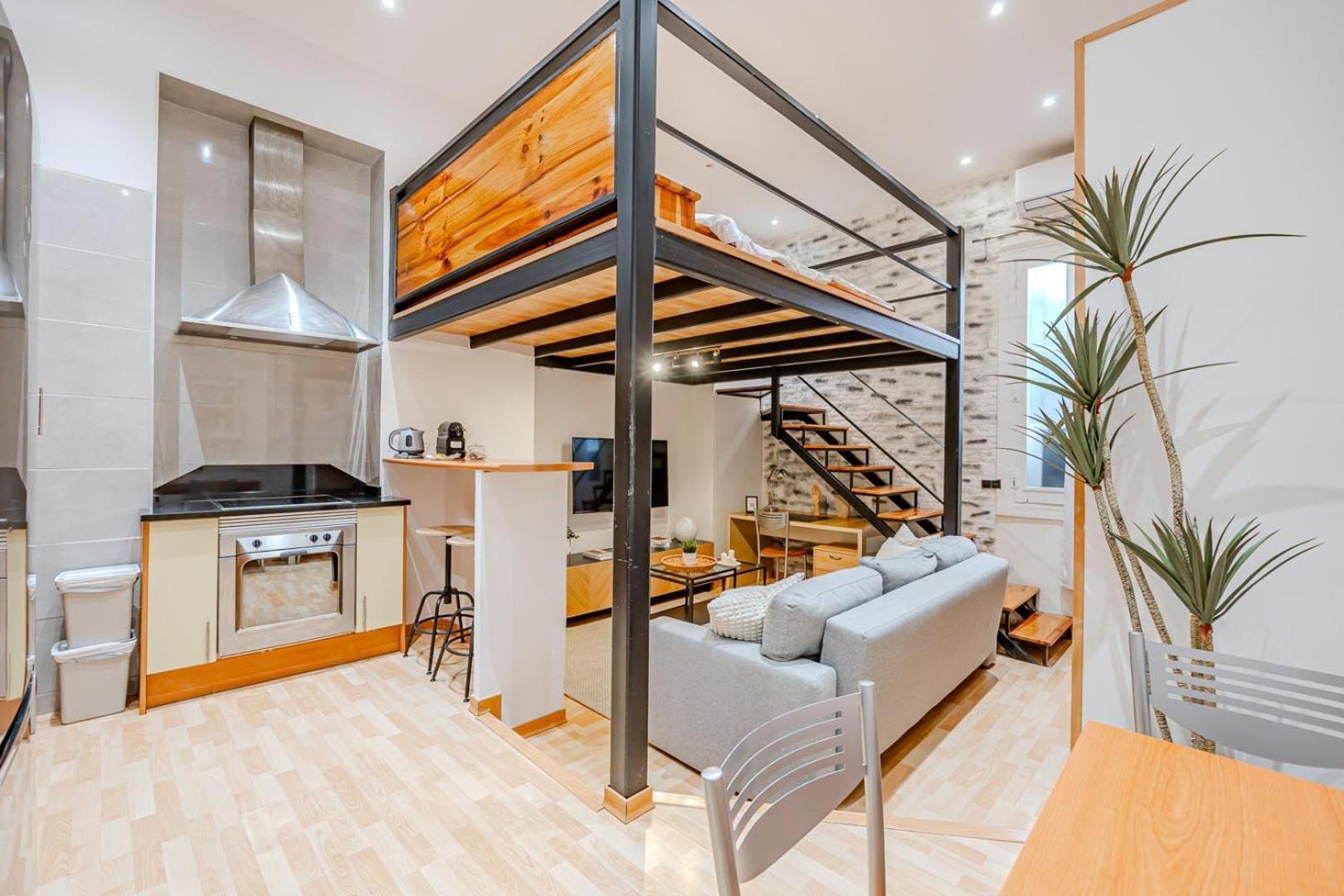 Increible Loft A 5 Min Del Retiro & Wizink Appartement Madrid Buitenkant foto