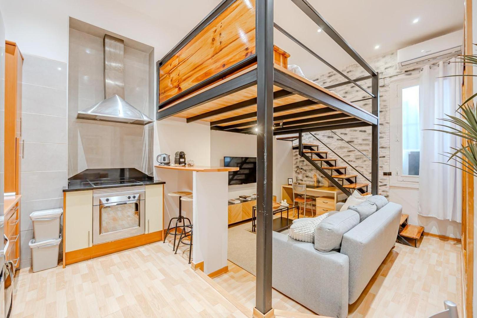Increible Loft A 5 Min Del Retiro & Wizink Appartement Madrid Buitenkant foto